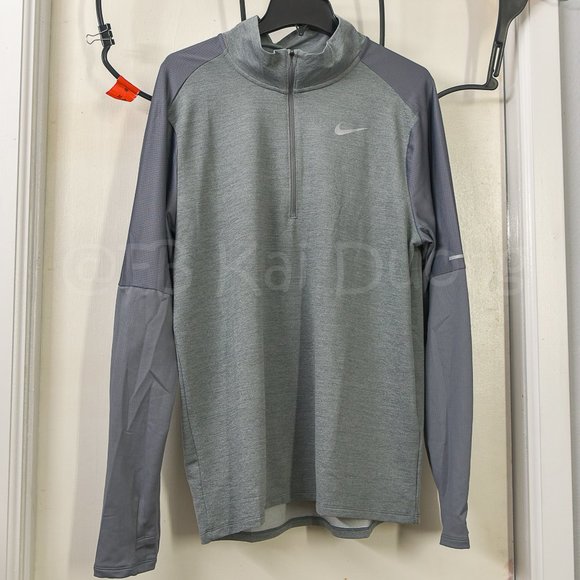 Nike Dri-FIT Men's 1/2-Zip Running Top‎ size Grey - Picture 5 of 11